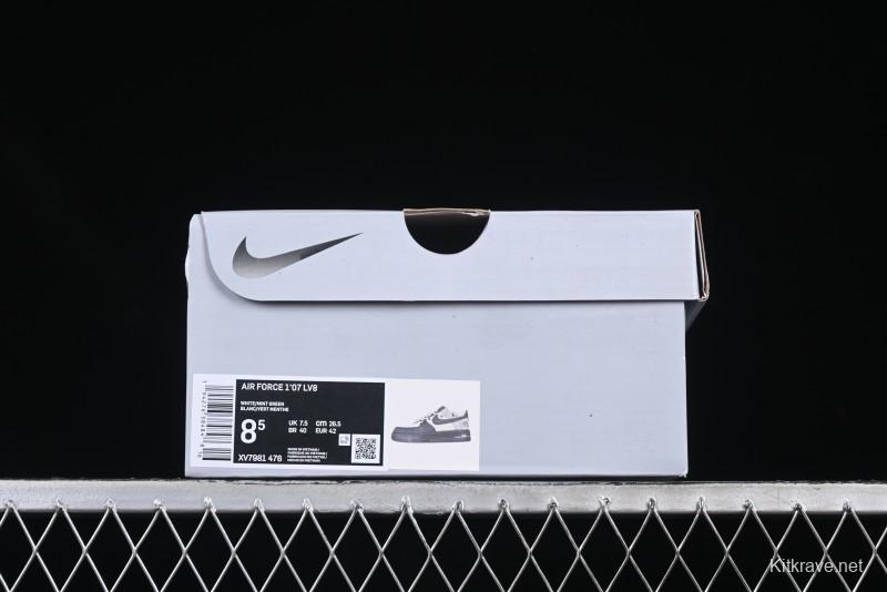 Nike Air Force 1'07 Low Star Graffiti Hand-Painted Casual Sneakers with Full-Length Air Cushion - XV7981-476