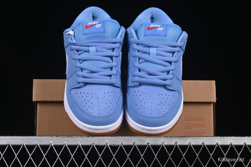 Nike SB Dunk Low Pro ISO University Blue Low-Top Skate Shoes - FJ1674-401
