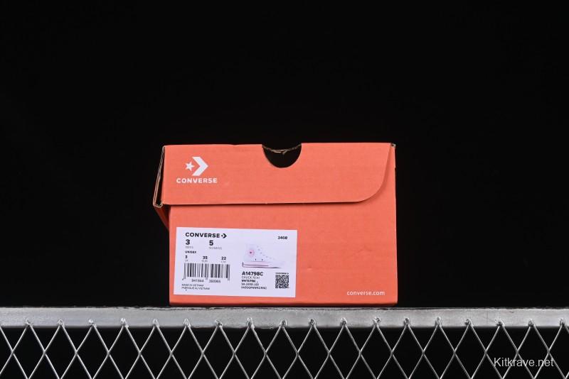 Converse Chuck 70 Valentine's Day Rose High Top Casual Sneakers - A14798C