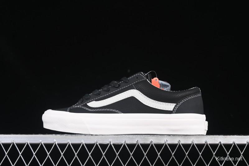 Vans Old Skool 36 Low-Top Retro Skate Shoes - VN000D57BLK