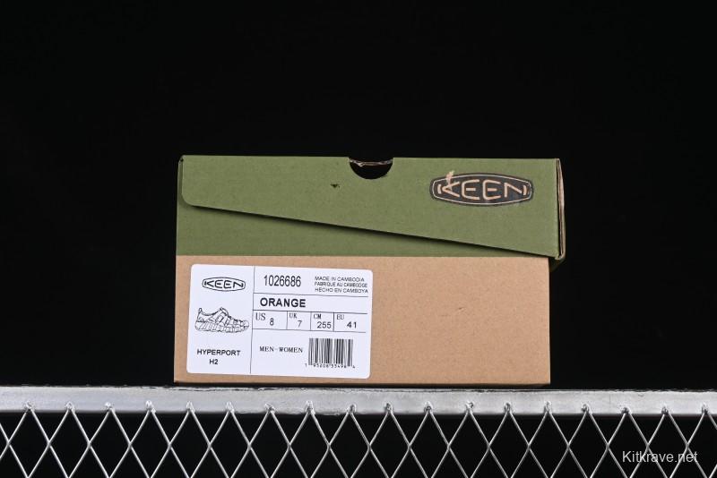 Keen Newport H2 Outdoor Sports Water Shoes with Toe Protection - 1026686ORANGE