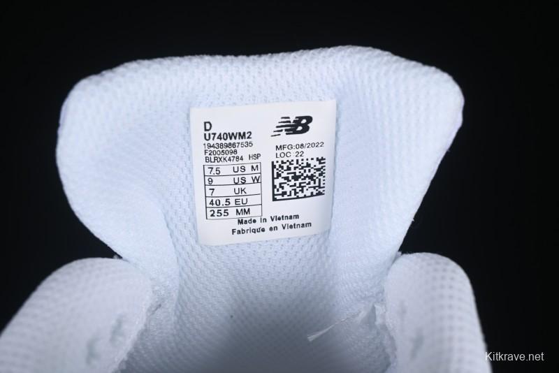 New Balance 740 Series Retro Dad Style Casual Sports Running Shoes - U740WM2