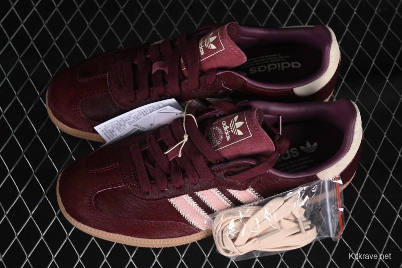 Adidas Samba OG Casual Sneakers with Classic Trefoil Logo - JP5330