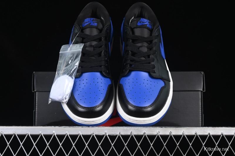 Nike Air Jordan 1 Low AJ1 Black Blue Casual Sneakers - IB1981-004