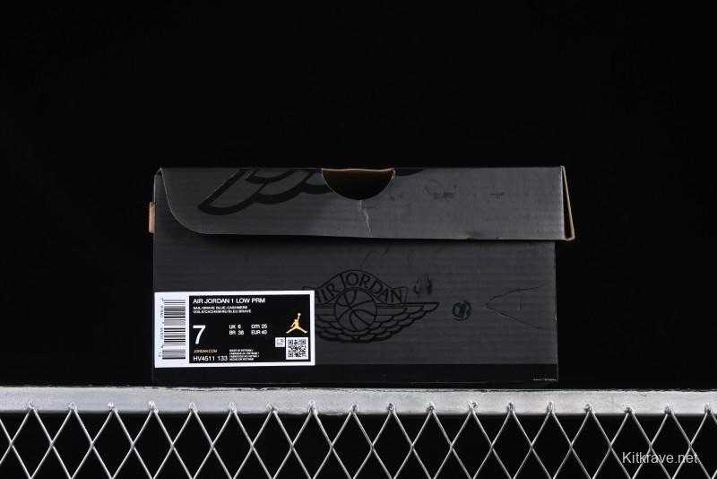 Nike Air Jordan 1 Low AJ1 Mismatched Swoosh Casual Sneakers - HV4511-133