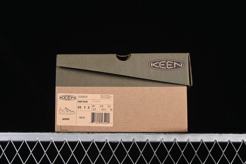 KEEN Jasper Lightweight Outdoor Adventure Shoes – Mint Green & Navy
