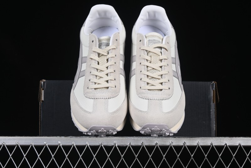 Classic Onitsuka Tiger Mexico 66 Shoes – White & Grey Minimalist Design