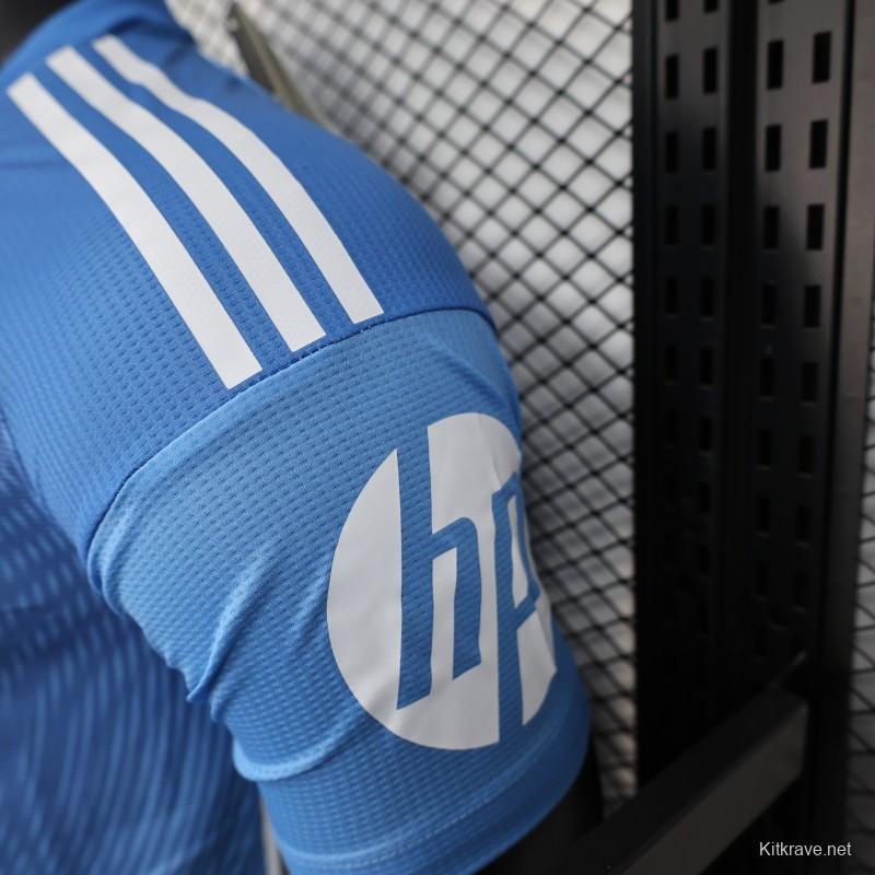 Player Version 25/26 Real Madrid Blue Goalkeeper Jersey