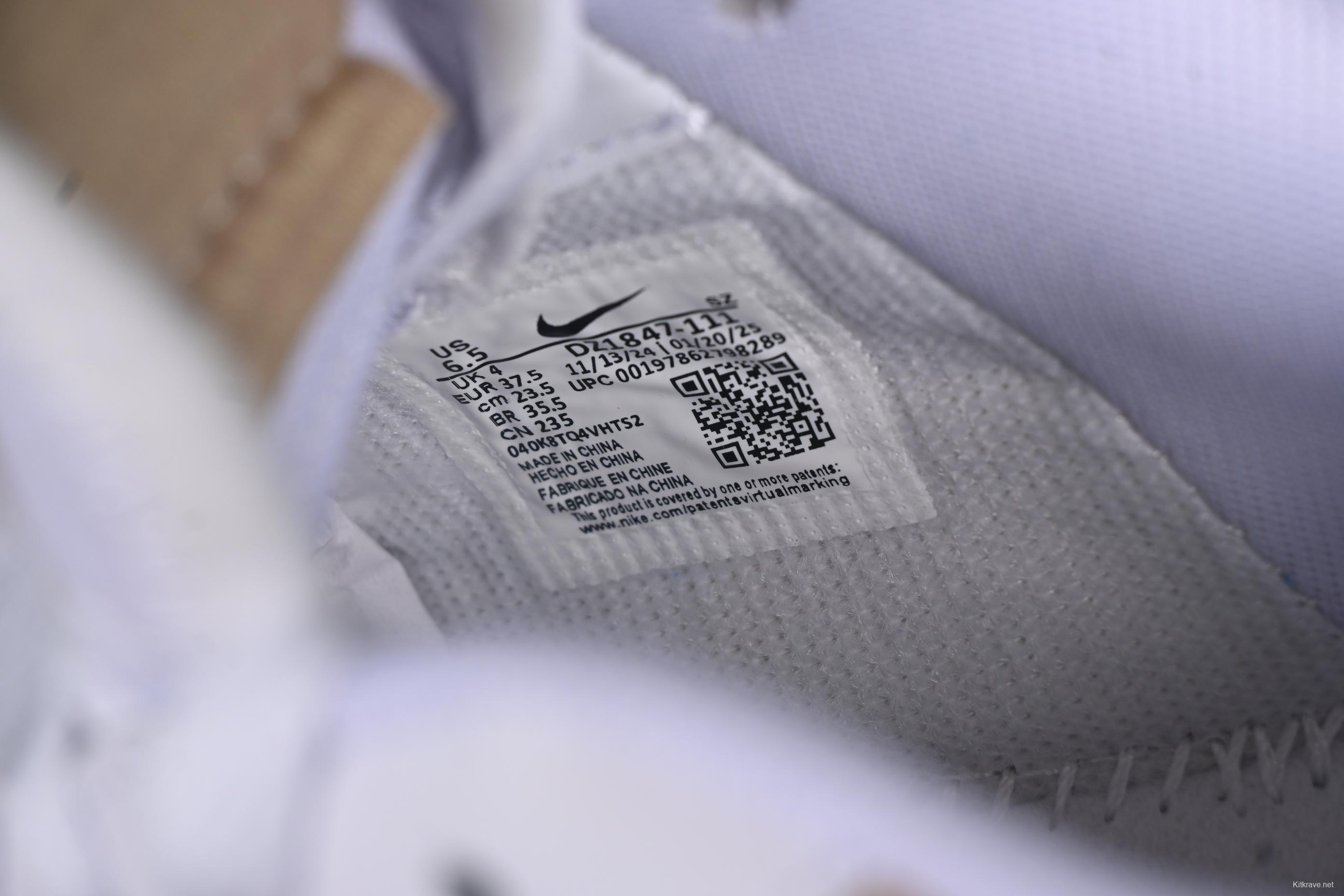 Nike Air Force 1 Shadow Low-Top Sneakers with Lightweight EVA Midsole and Anti-Slip RB Rubber Outsole - DZ1847-111