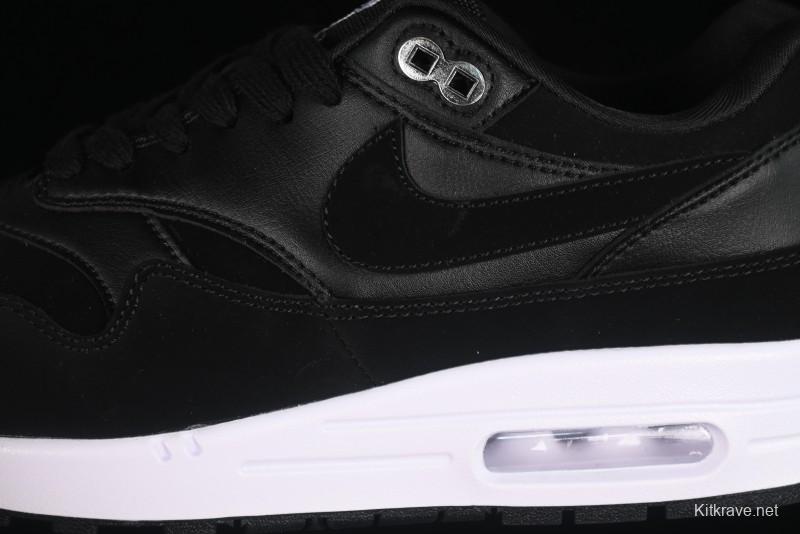 Nike Air Max 1 Retro Running Shoes with Half-Sole Air Cushion - 875844-001