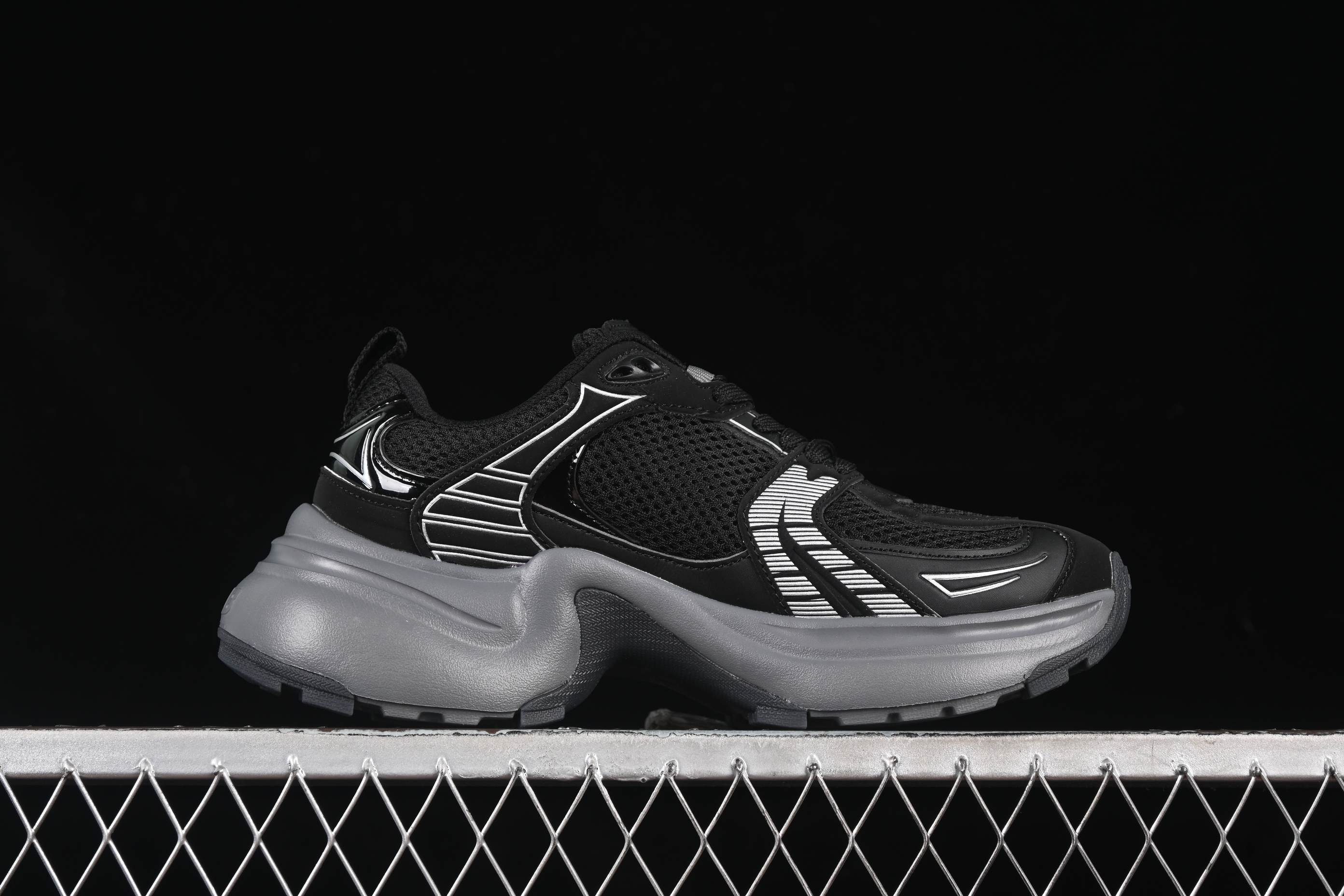 New York Yankees MLB XLG Chunky Breathable Casual Sneakers - 3ASHW045N50BKS