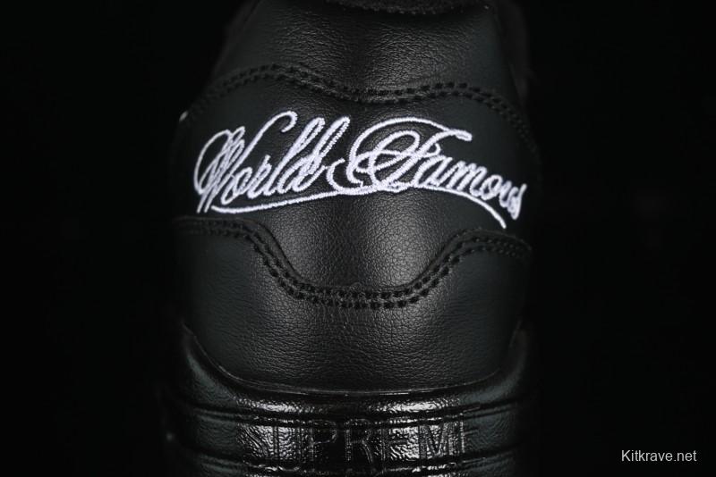 Nike Air Max 1 Retro Running Shoes with Half-Sole Air Cushion - HF8813-001