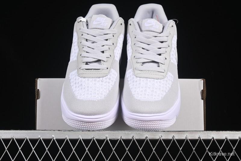 Nike Air Force 1 '07 Low 2.0 Flyknit Casual Sneakers with Full-Length Air Cushion - CI0051-500