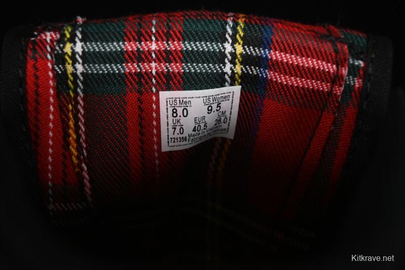 Vans Sk8-Mid Anaheim Collection Scottish Plaid Casual Low-Top Canvas Shoes - VN0A4UWIVNE