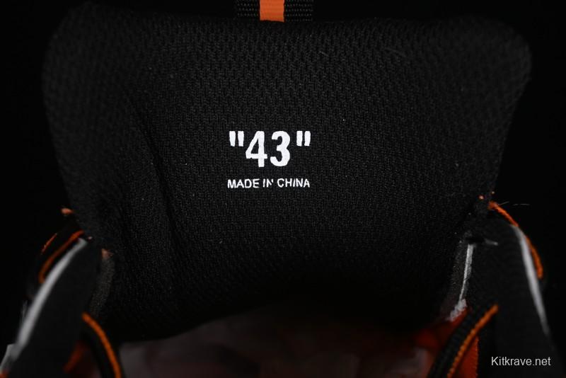 Off-White Be Right Low-Top Lifestyle Sneakers in Grey Orange - X.E5