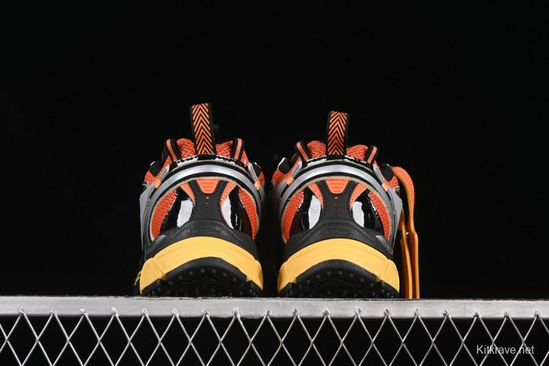 Off-White Be Right Low-Top Lifestyle Sneakers in Grey Orange - X.E5