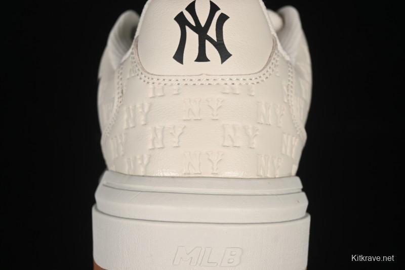 New York Yankees Chunky Liner Mid Denim Monogram Platform Sandals - 3ASXE015N50CRS