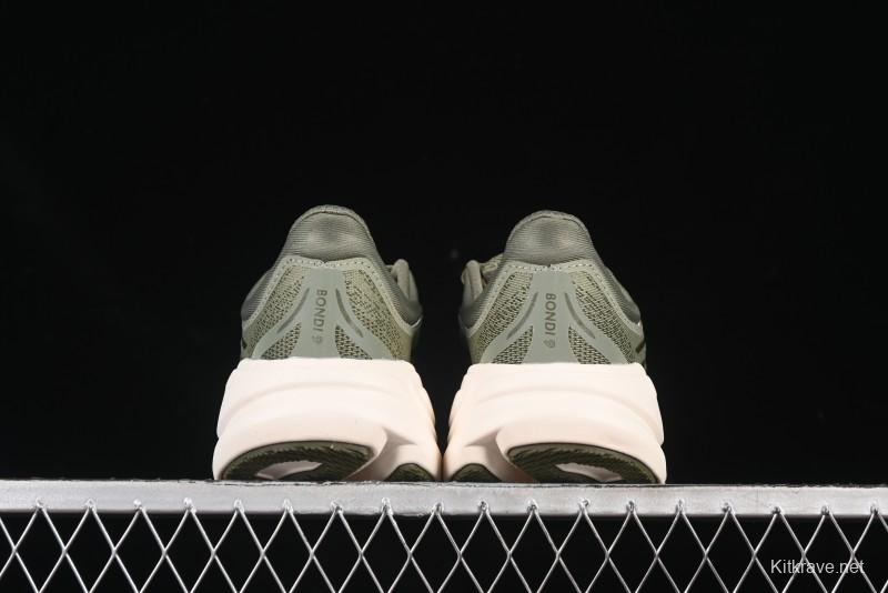 HOKA ONE ONE Bondi 9 Cushioned Running Shoes with Engineered Mesh Upper - 1162011 SSSC