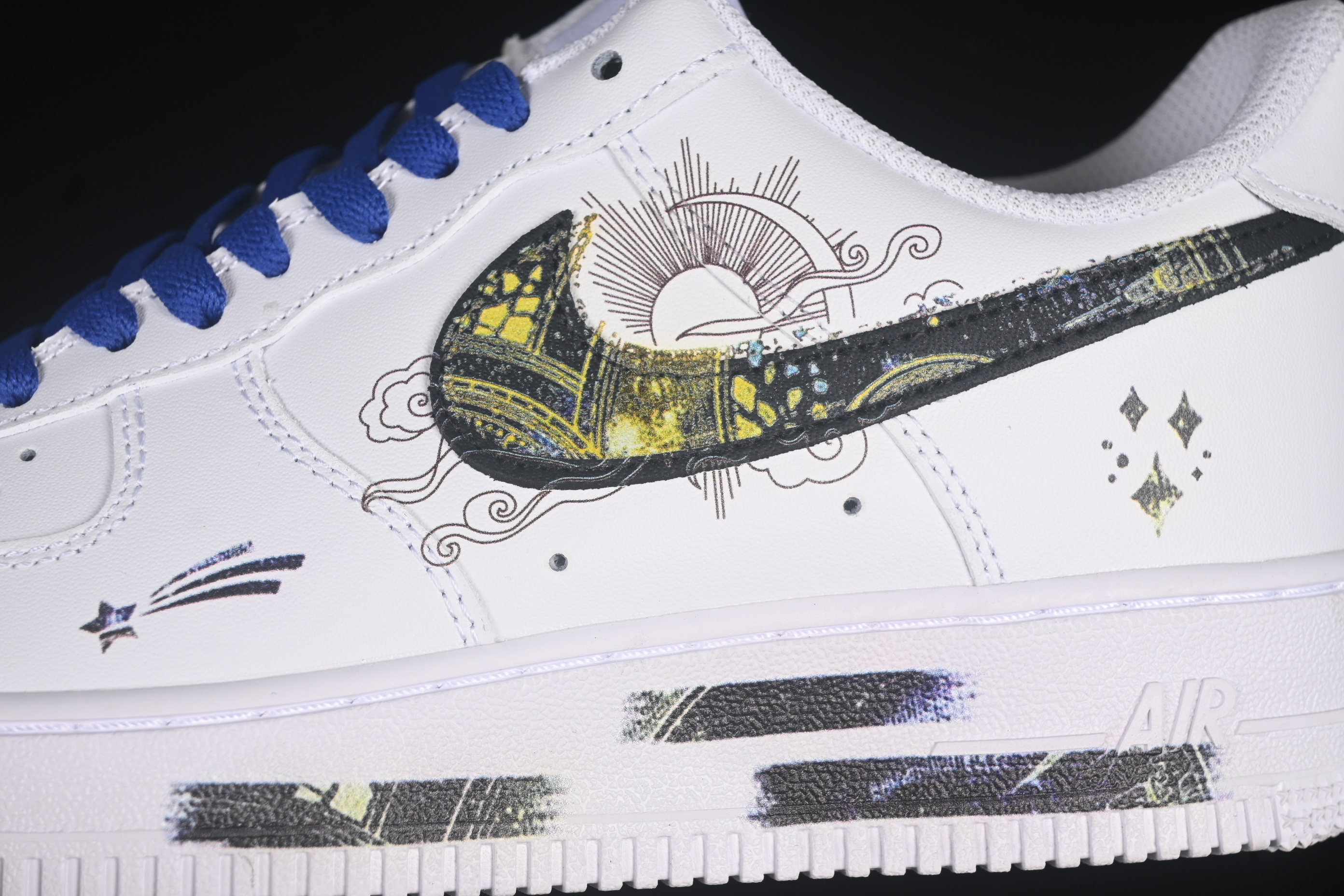 Nike Air Force 1'07 Low Zodiac Series Casual Sneakers with Full-Length Air Cushion - ZH0316-069