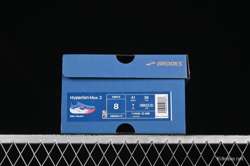 Brooks Hyperion Max 2 Cushioned Marathon Racing Shoes - 1104341D408