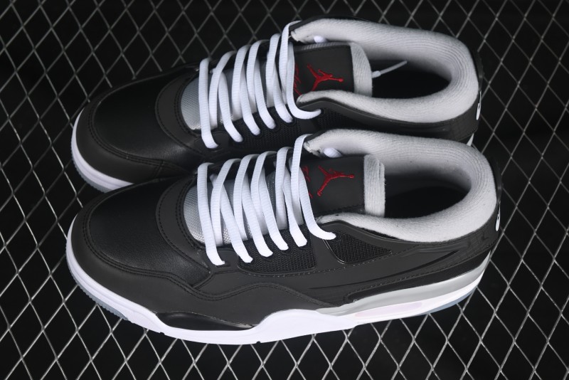 Nike Air Jordan 4 Remastered Sneakers in Black Grey White - HV5184-010