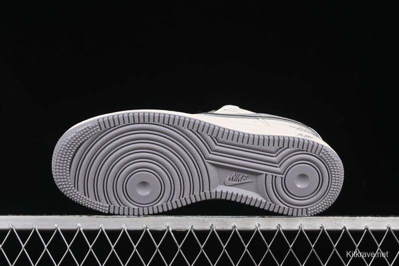 Nike Air Force 1 '07 Low The North Face x CDG Light Grey Swoosh Casual Sneakers - HH7518-052