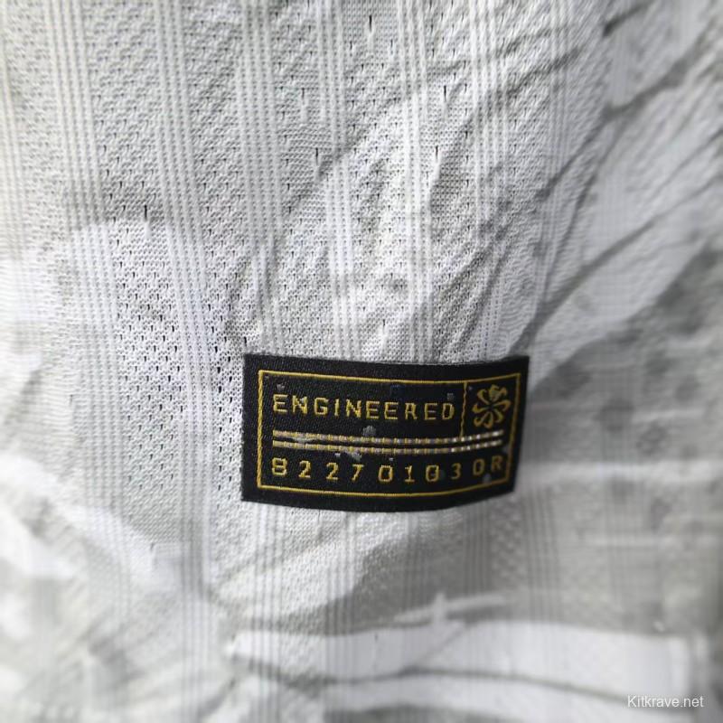 Player Version 2025 Brazil White with Christ the Redeemer Watercolor Jersey