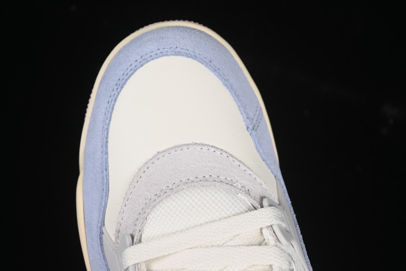 Nike Air Jordan 4 Remastered Retro Sneakers with Textile Mesh and Suede Upper - IB4466-025