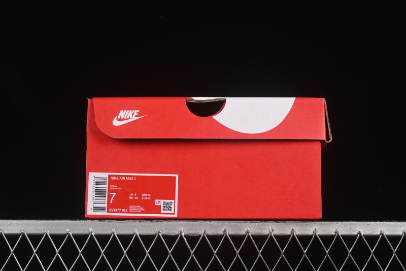 Nike Air Max 1 Retro Running Shoes with Half-Sole Air Cushion - BV1977-011