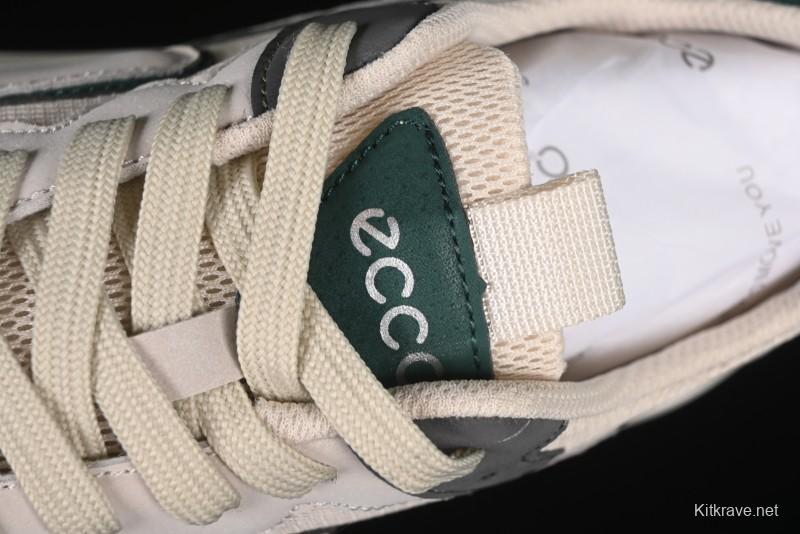 ECCO Chunky Sole Waffle Retro Running Shoes - 63093901002