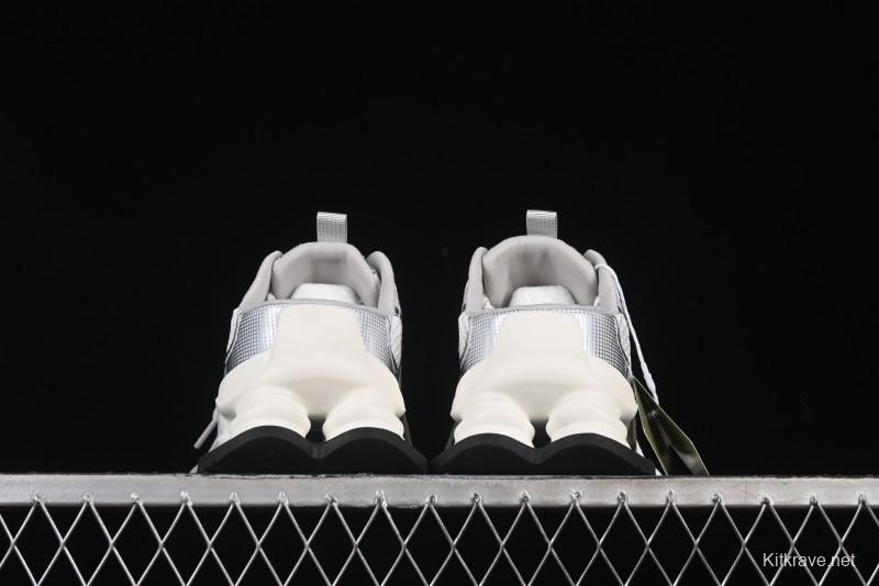 GG-CC Star-Design Lace-Up Hollow-Out Platform Sneakers with 5cm Height Boost - G25U9789