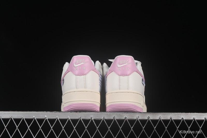 Nike Air Force 1'07 Low Custom Casual Sneakers with Full-Length Air Cushion - DD8959-100