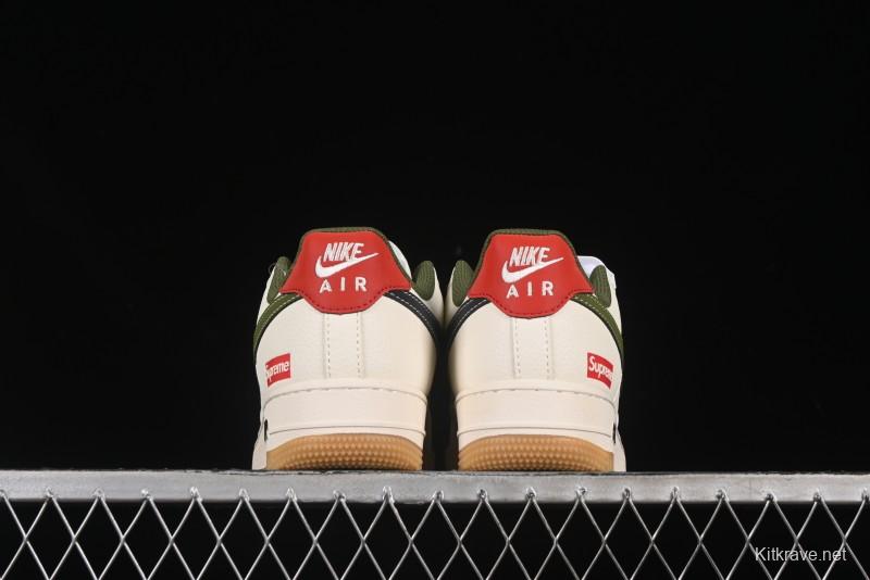 Nike Air Force 1 '07 Low Supreme Collaboration Gradient Gum Sole Casual Sneakers - XS1958-567