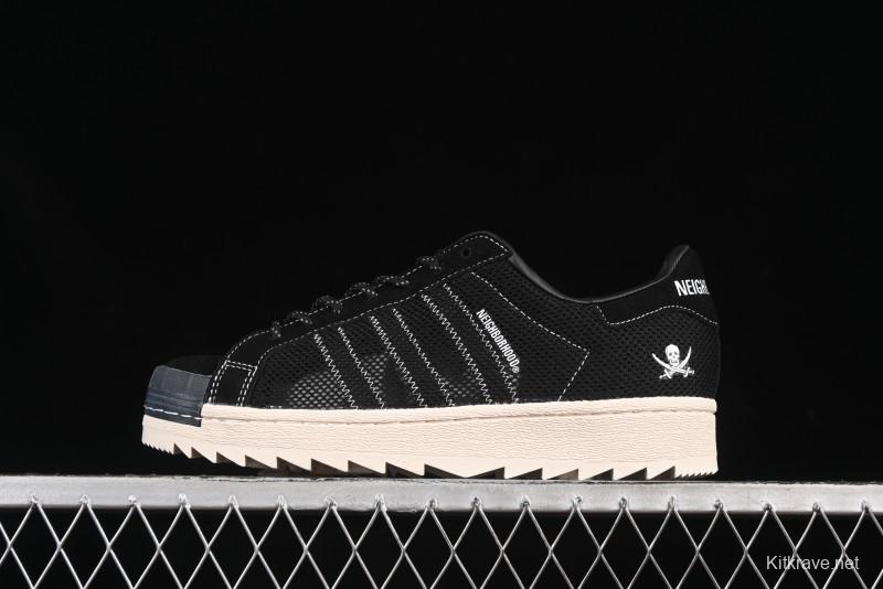 Adidas Clot Superstar IE8879 Shell Toe Casual Sneakers with Serrated Design - IE8879