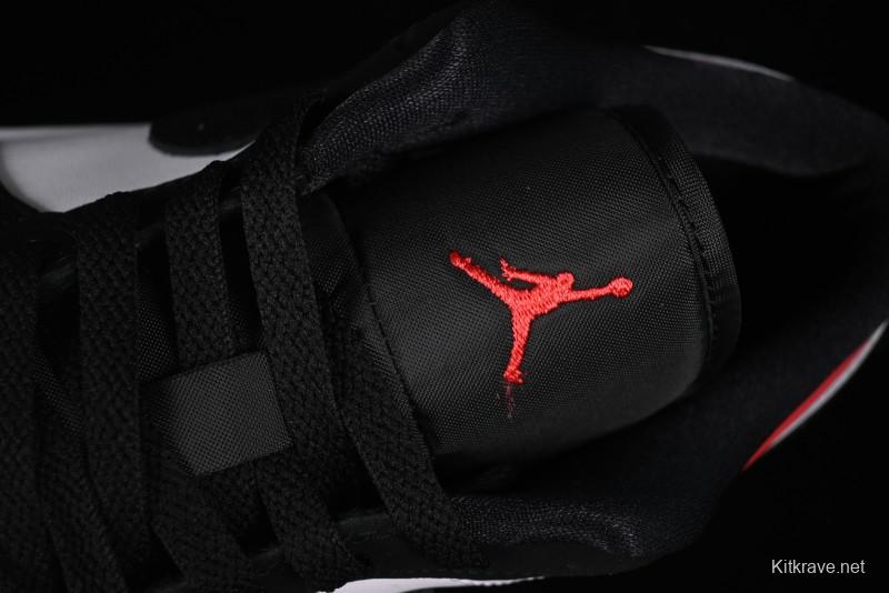 Nike Air Jordan 1 Low "White Black Gym Red" Retro Casual Sneakers - IB8971-106