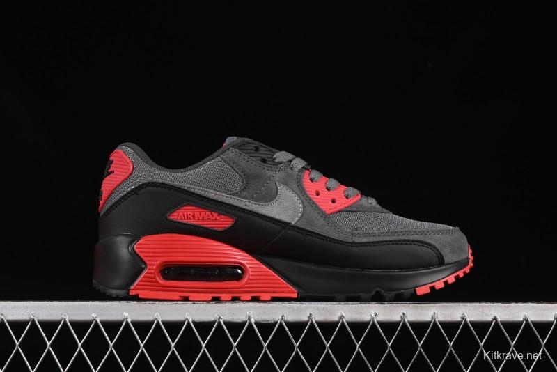 Nike Air Max 90 Retro Running Shoes with Visible Air Cushion - DM0029-007
