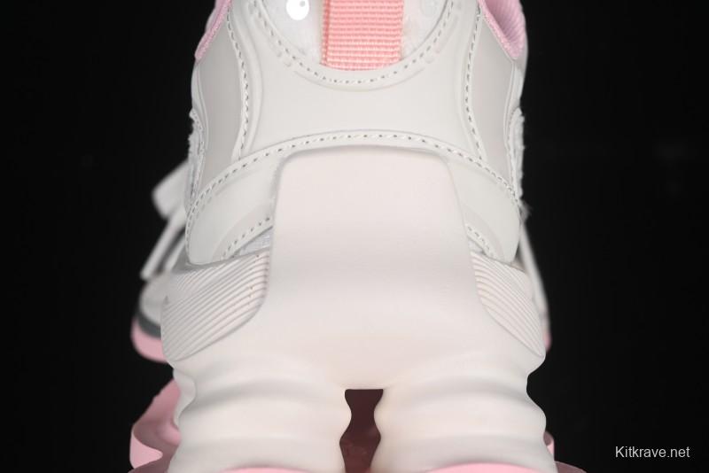 GG-CC Star Same Style Lace-Up Hollow-Out Chunky Sneakers with 5cm Hidden Heel - G25U9988