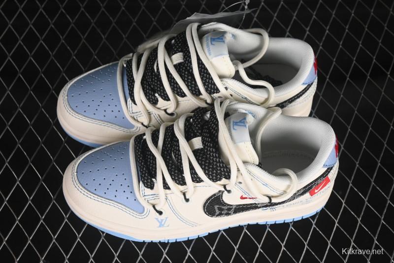 Nike SB Dunk Low Sup Anniversary Customized Low-Top Casual Skate Shoes - FC1688-219