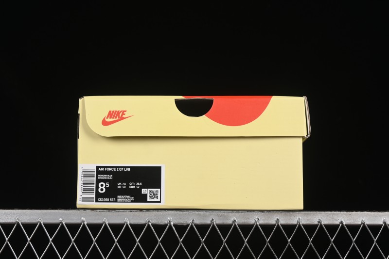 Nike Air Force 1 '07 Low Stussy Collaboration Retro Denim Casual Sneakers - XS1958-578