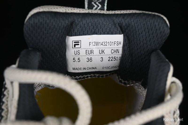 Fila Heritage Fluid Cat Paw 5.0 Retro Dad Shoes with Lace-Up Design - F12W432101FSH