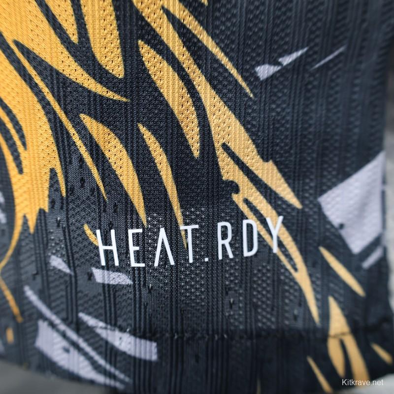 Player Version 25/26 Liverpool Dark Grey with Golden Phoenix Pattern Jersey