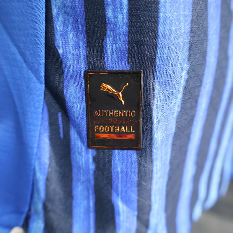Player Version 25/26 Al Hilal Home Blue with Vertical Stripes Jersey