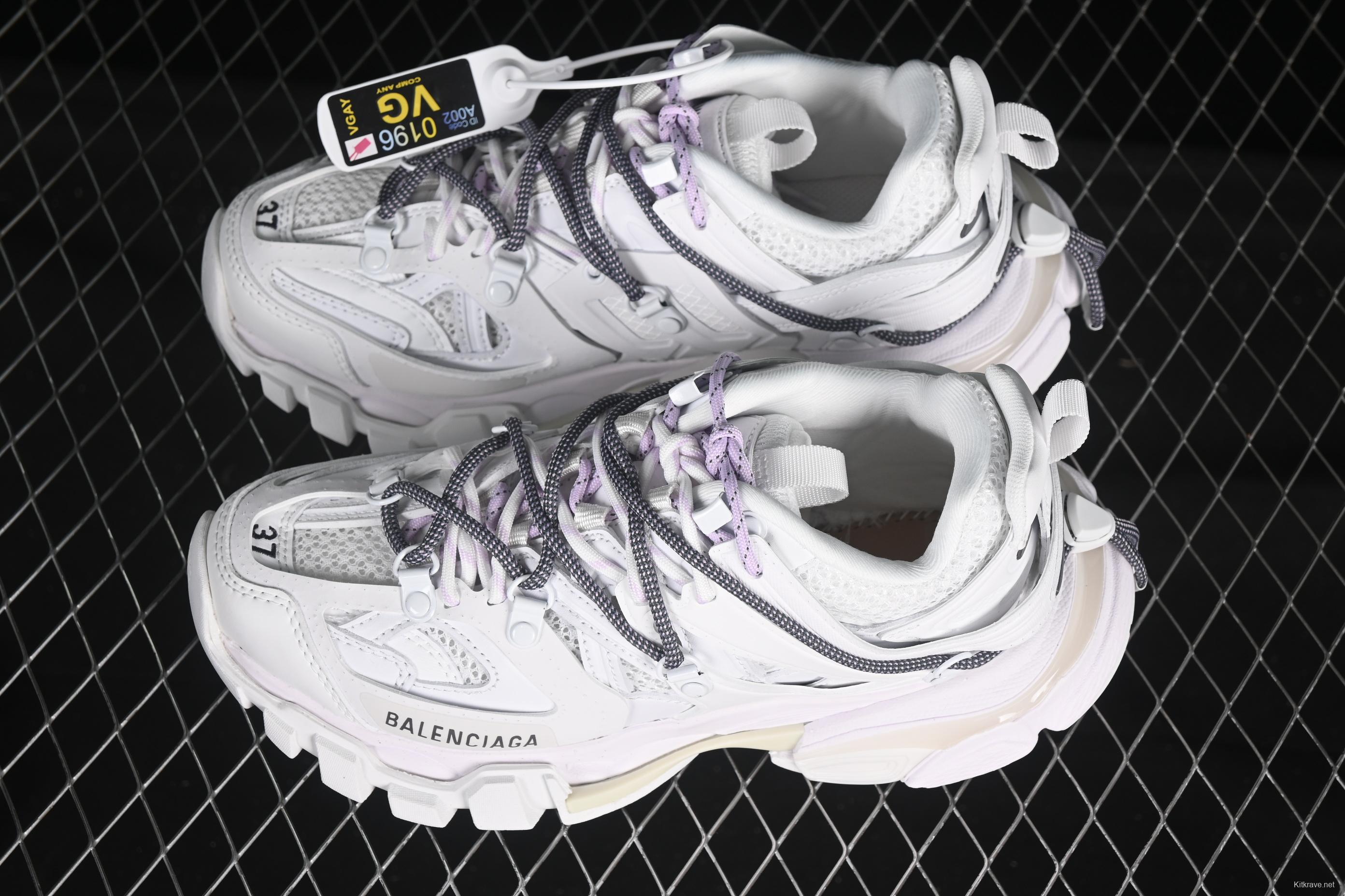 Balenciaga Track Sneaker Tess with Transparent Heel Strap - WTRHK9050