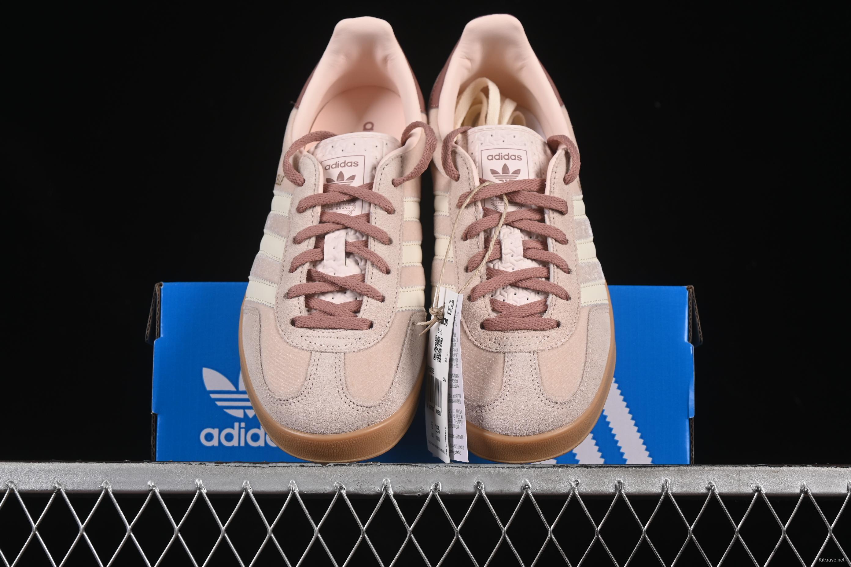 Adidas Originals Gazelle Indoor Retro Casual Slip-Resistant Wear-Resistant Low-Top Sneakers - JR0232