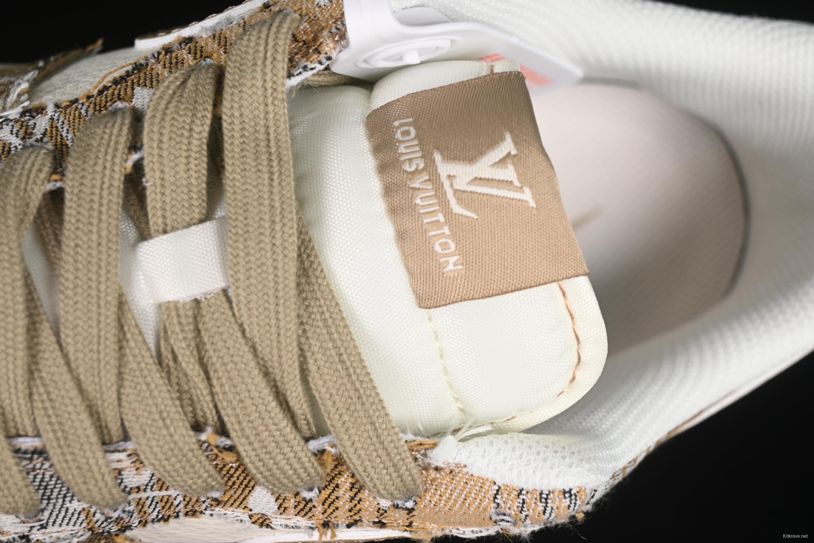 Nike Air Force 1'07 Low LV Collaboration Khaki Print Denim Casual Sneakers - XS1958-582