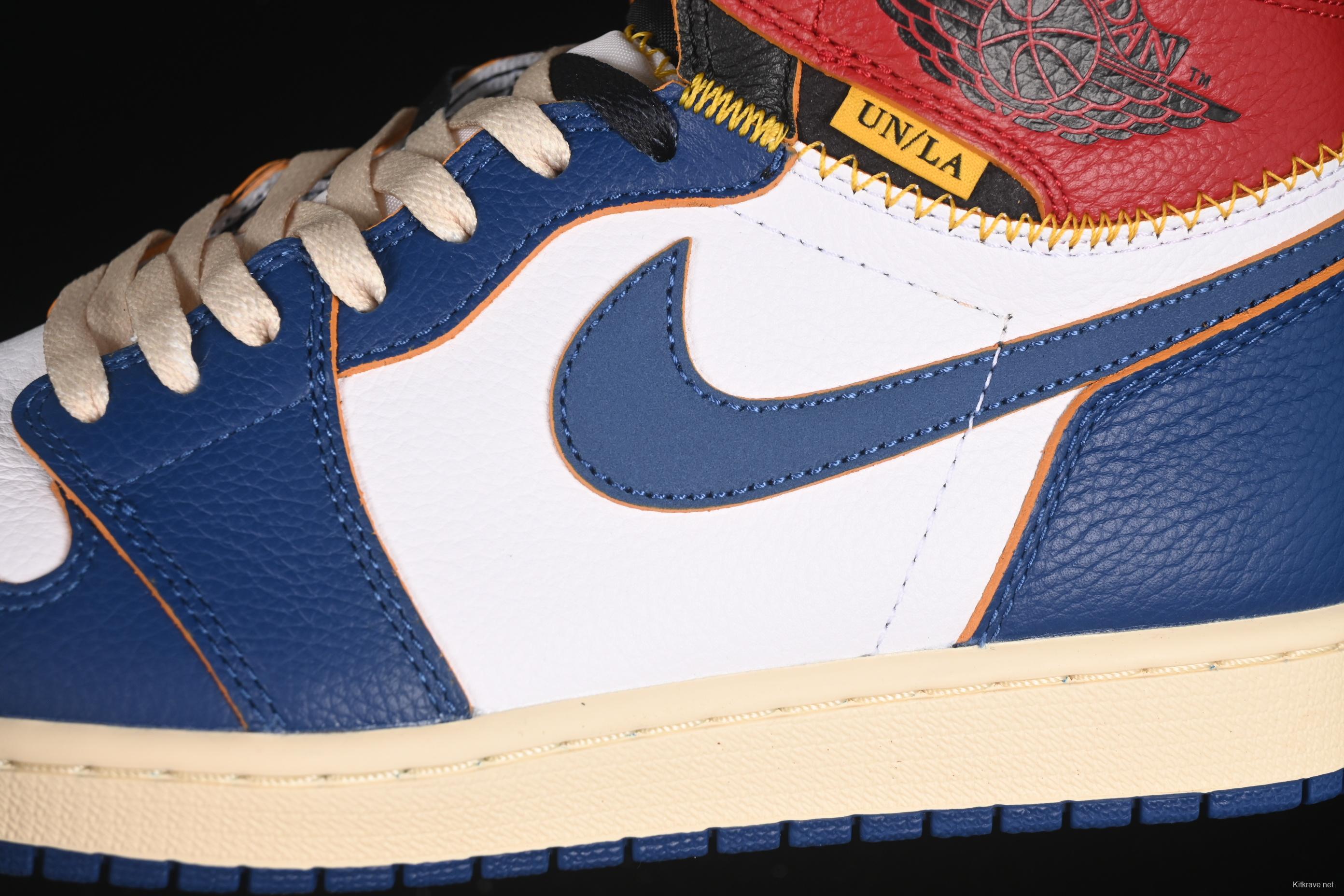 Nike Air Jordan 1 x Union AJ1 Limited Edition Deconstructed Patchwork Basketball Shoes - BV1300-146