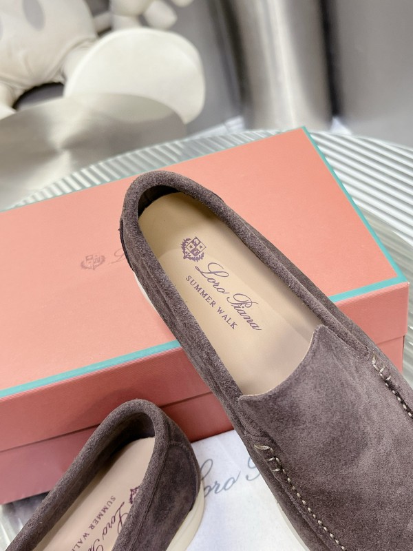2024 Men Le Parmentier Brown Suede Loafers MJ00270
