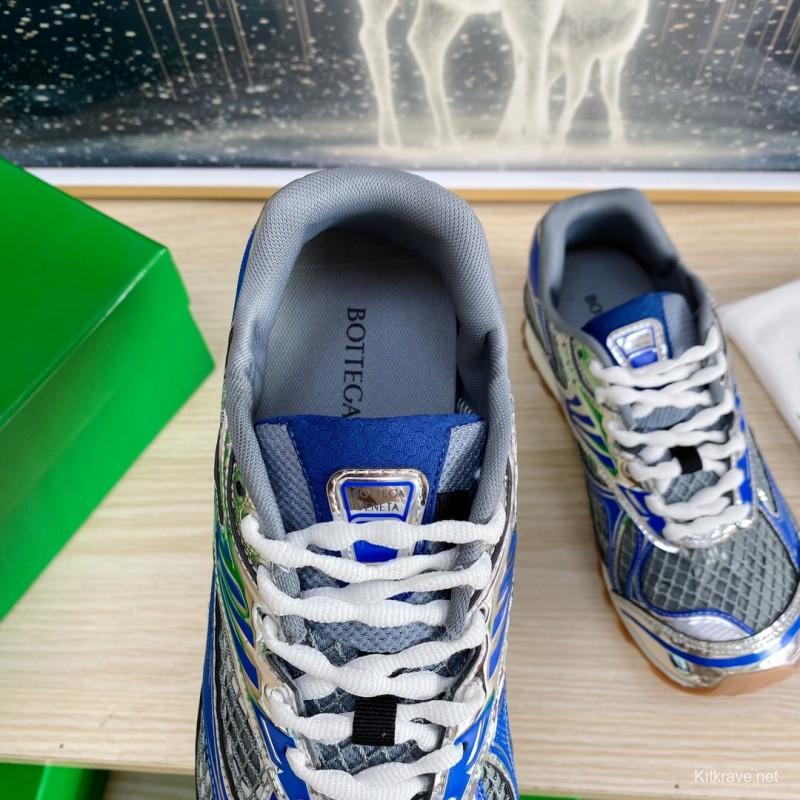 2025 Unisex BV Blue Grey Mesh Leather Running Shoes LY00310