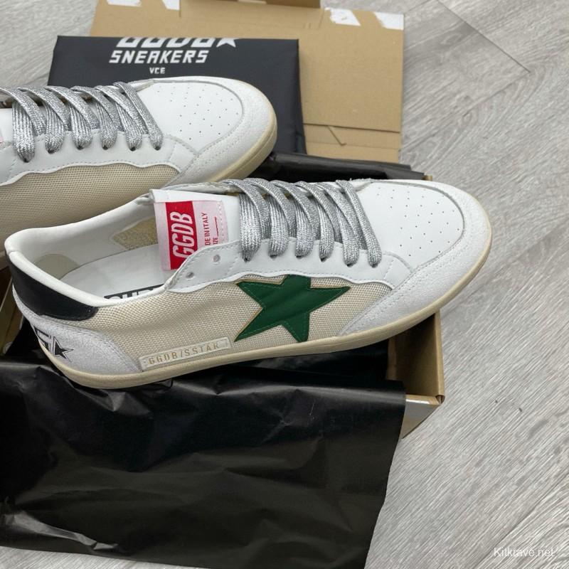 2024 Unisex GGDB White Green Suede Leather Sneaker MJ00260