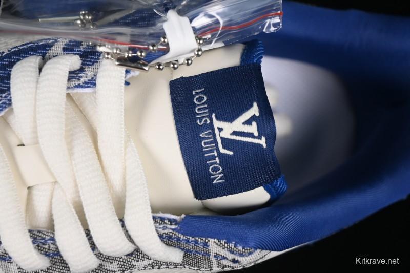 Nike Air Force 1 '07 Low LV Collaboration Gray Blue Denim Casual Sneakers - SC9207-540